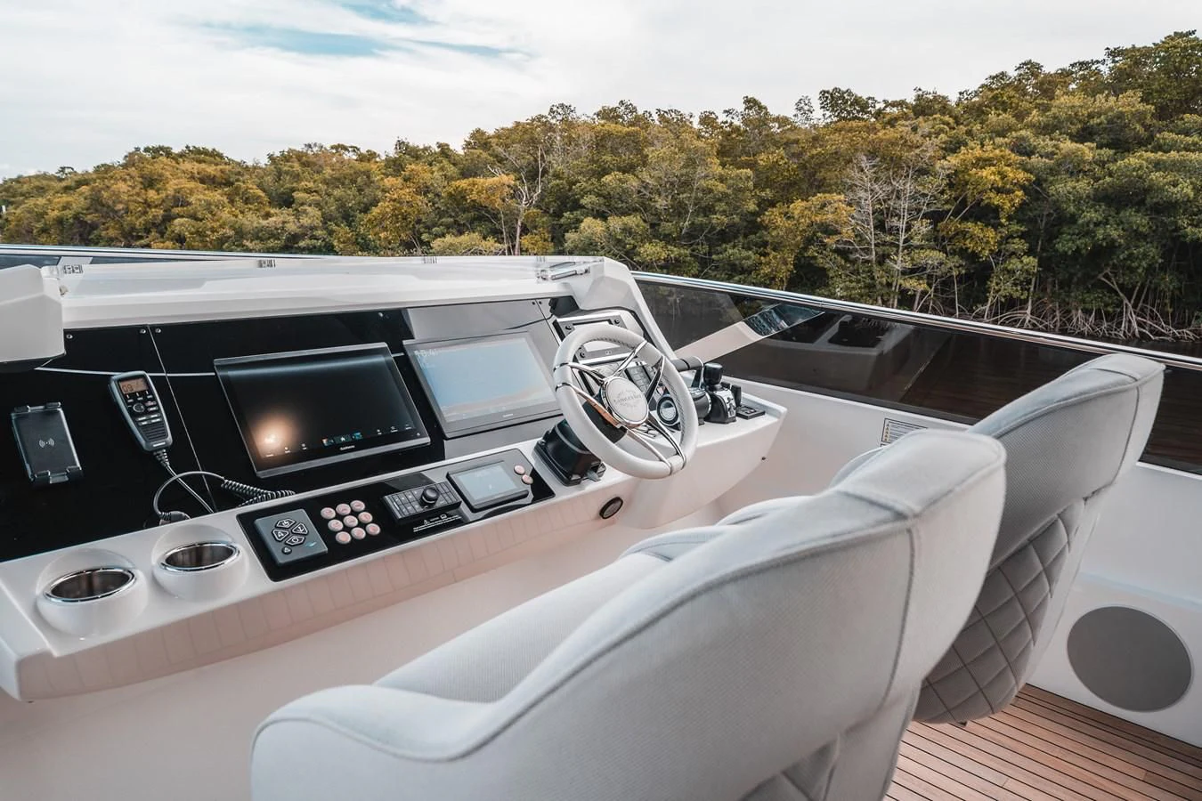 the inside of a car aboard 88 YACHT Yacht for Sale