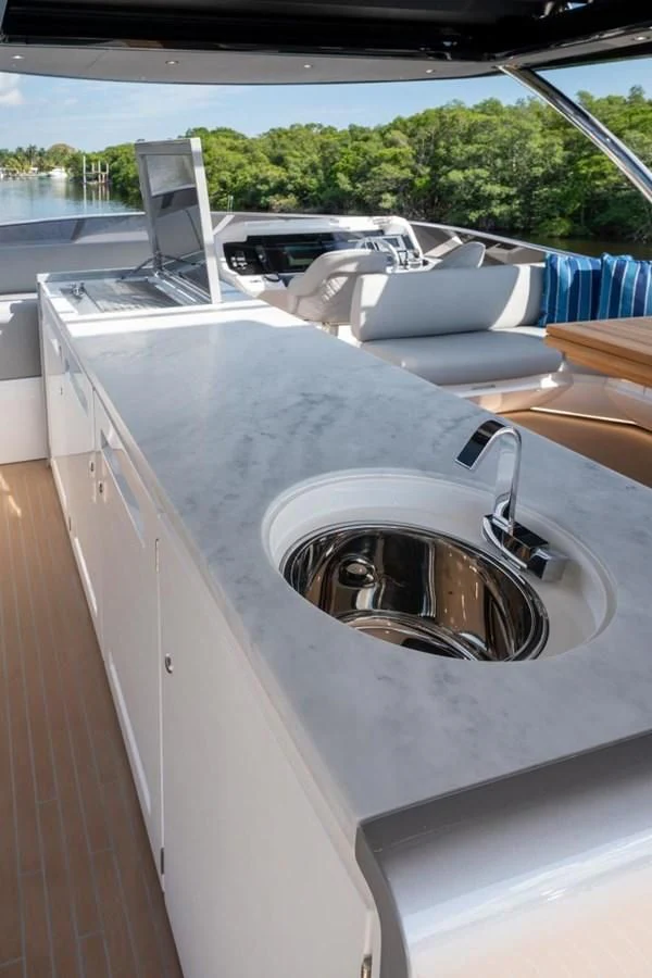 the inside of a car aboard 88 YACHT Yacht for Sale