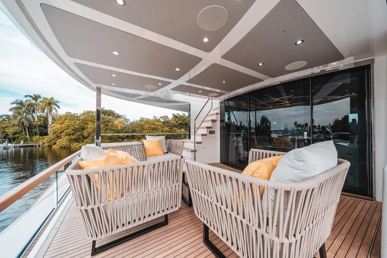 a boat on the water aboard 88 YACHT Yacht for Sale