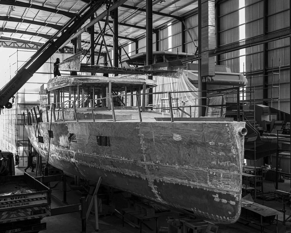 a large metal machine aboard 88 YACHT Yacht for Sale