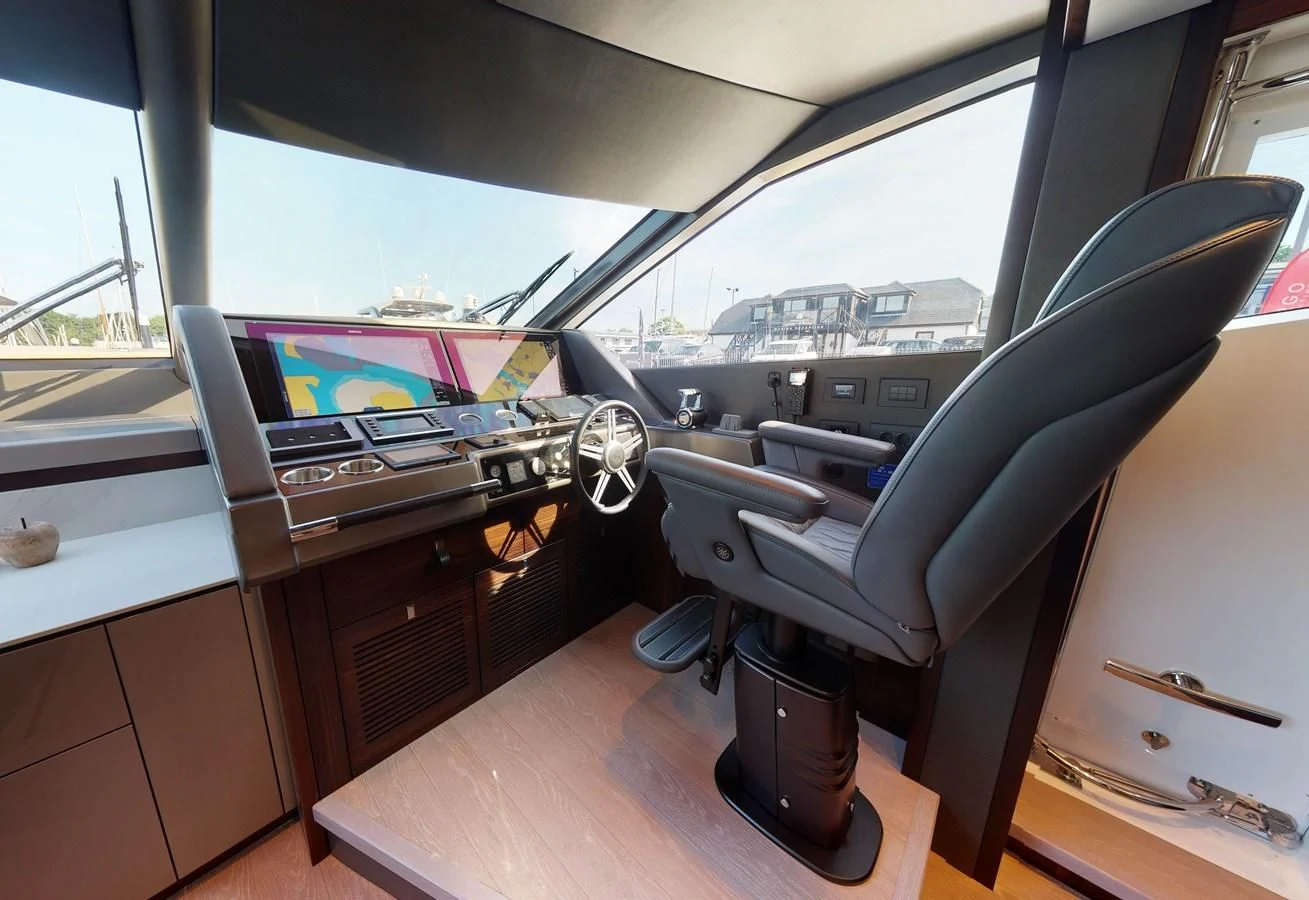 inside of a car aboard 88 YACHT Yacht for Sale