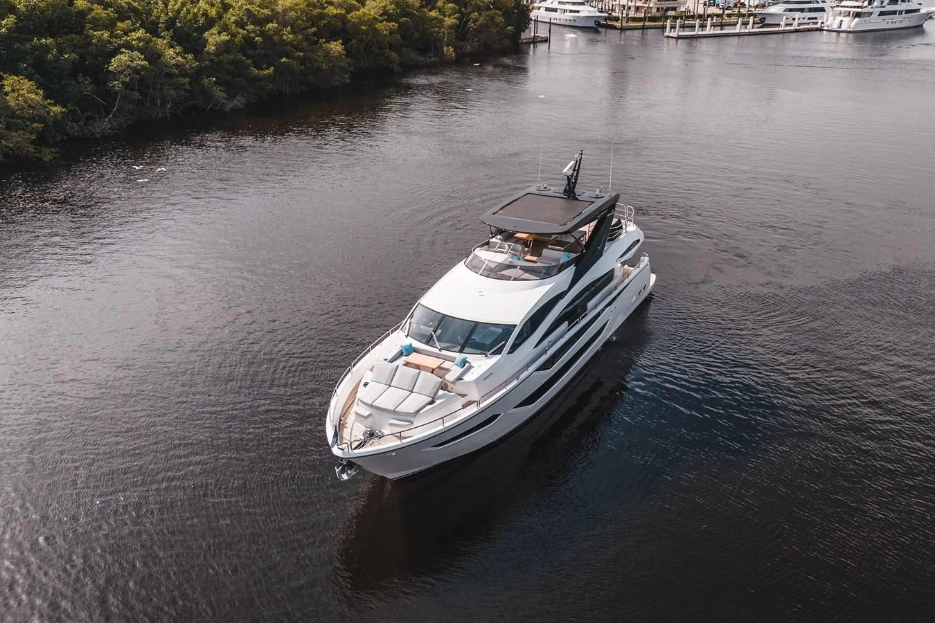 a boat on the water aboard 88 YACHT Yacht for Sale