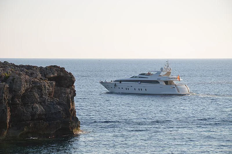 a white boat on the water aboard BY BUBANNY Yacht for Sale