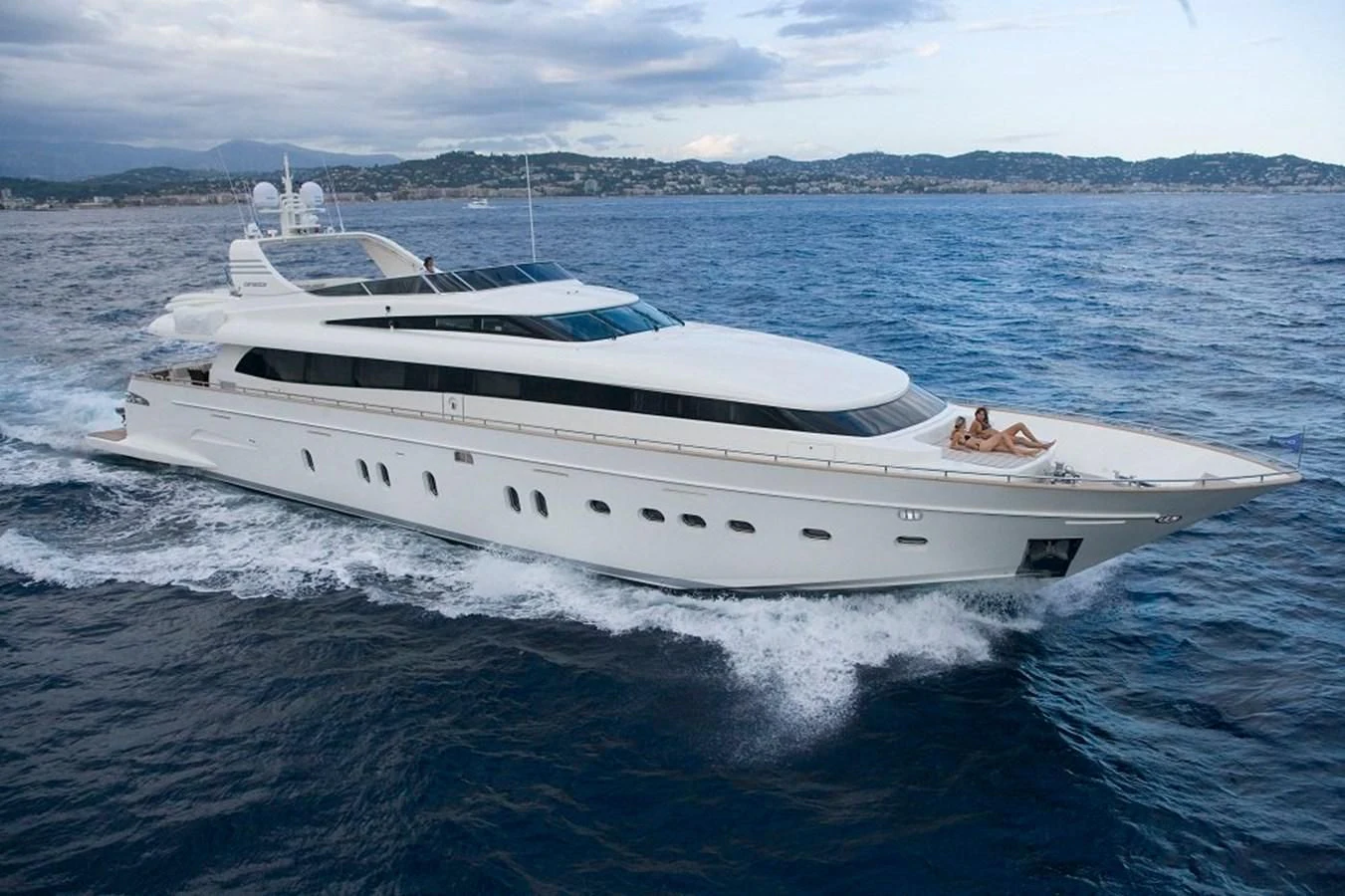 a white yacht on the water aboard BY BUBANNY Yacht for Sale