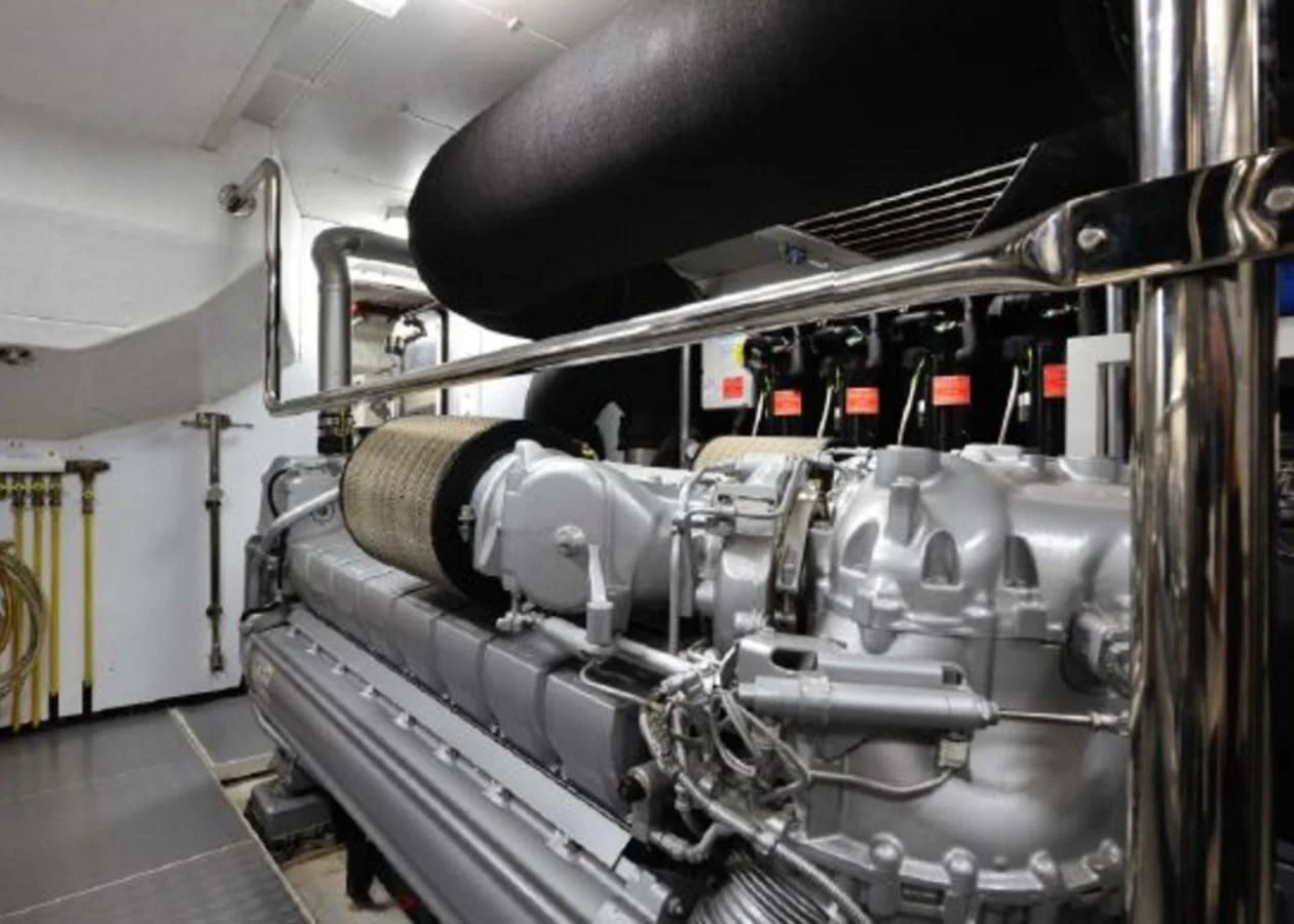 a machine with a large metal cylinder aboard BY BUBANNY Yacht for Sale