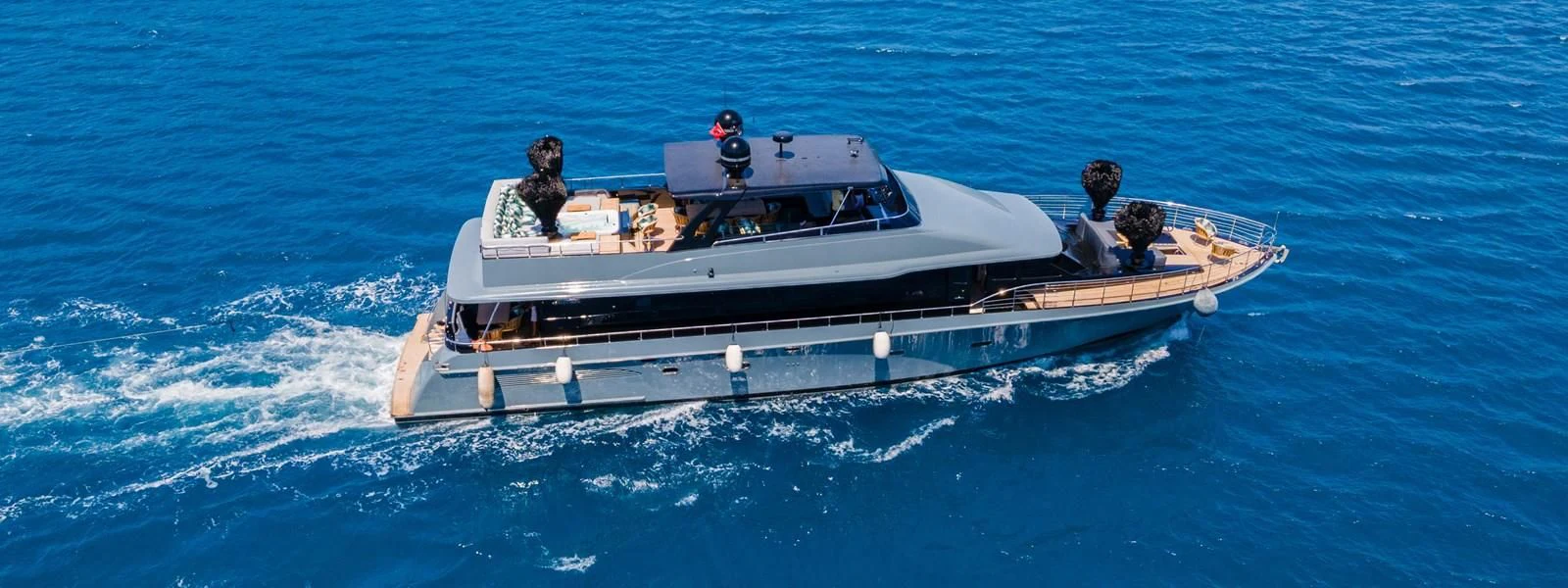 a boat with people on it aboard NOAM Yacht for Sale