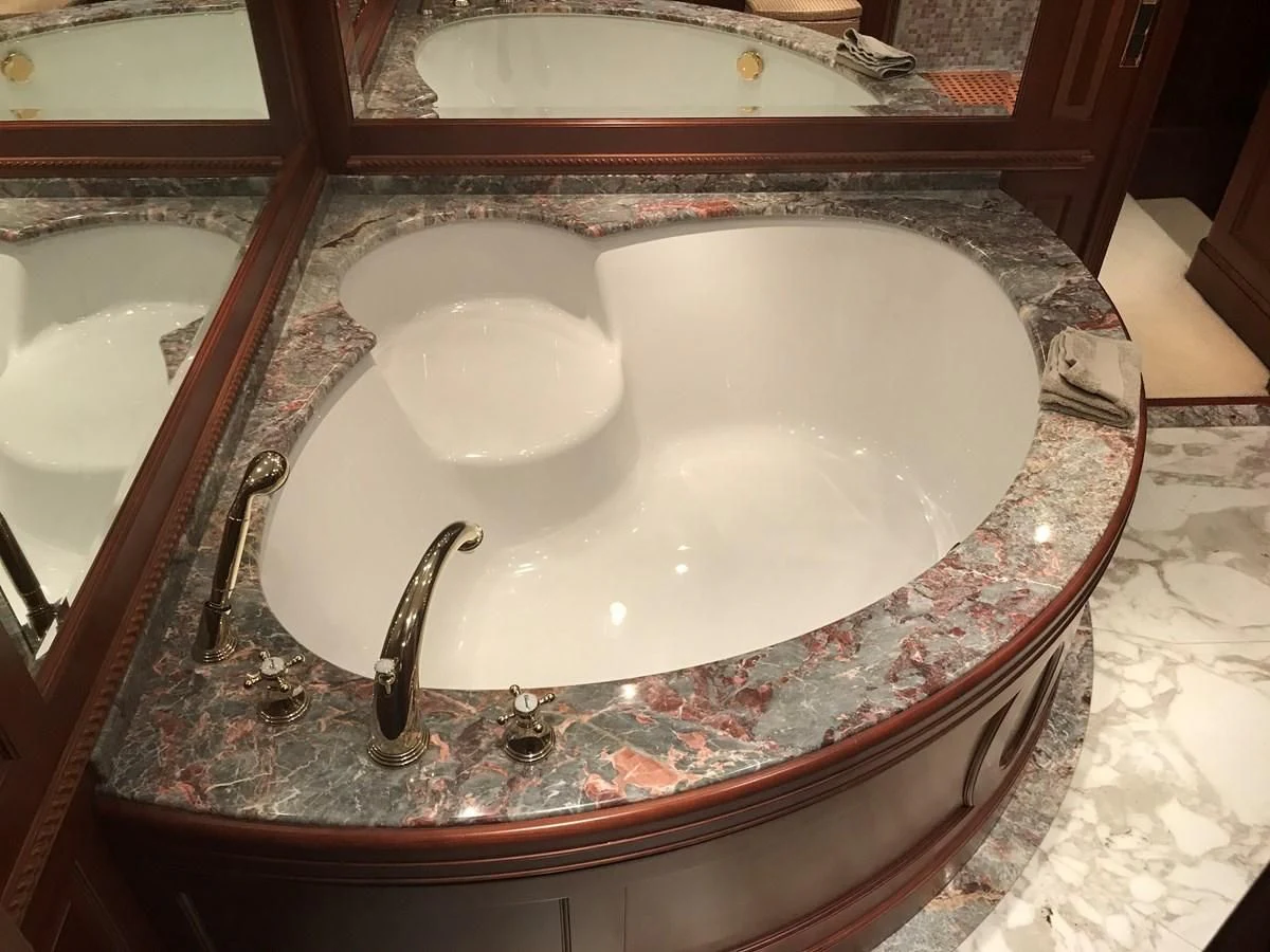 a sink with a faucet aboard LADY ANN Yacht for Sale