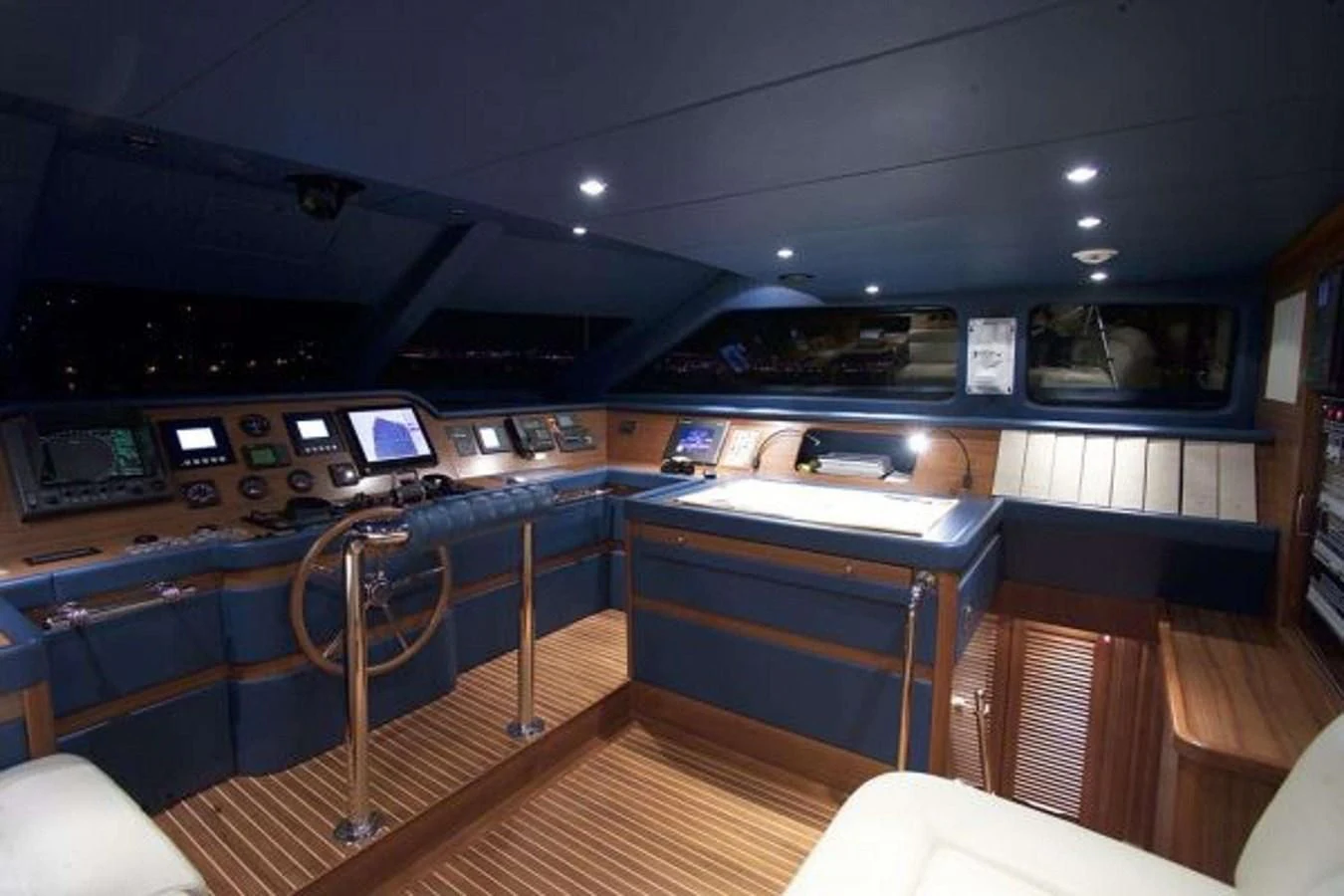inside of a boat aboard LADY ANN Yacht for Sale