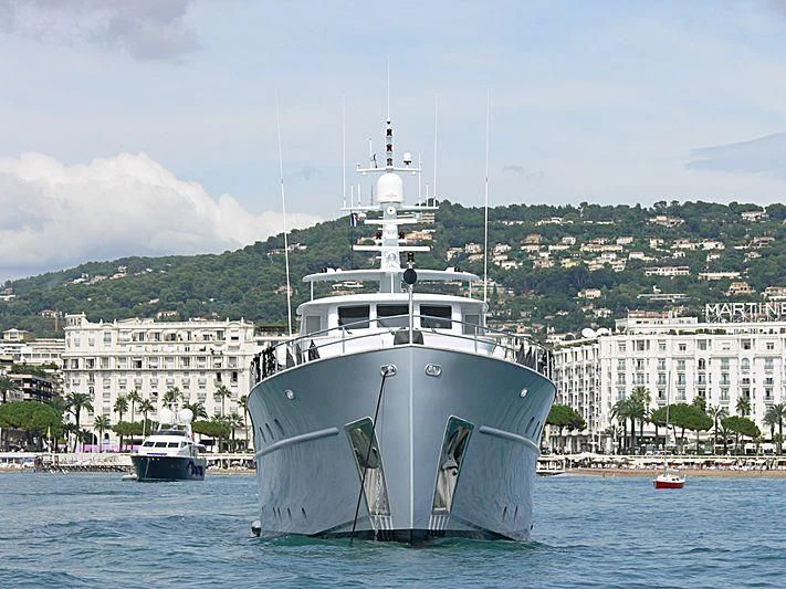 a boat in the water aboard OKEANIS Yacht for Sale