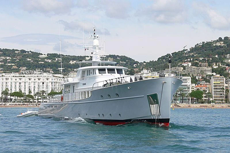 a boat in the water aboard OKEANIS Yacht for Sale