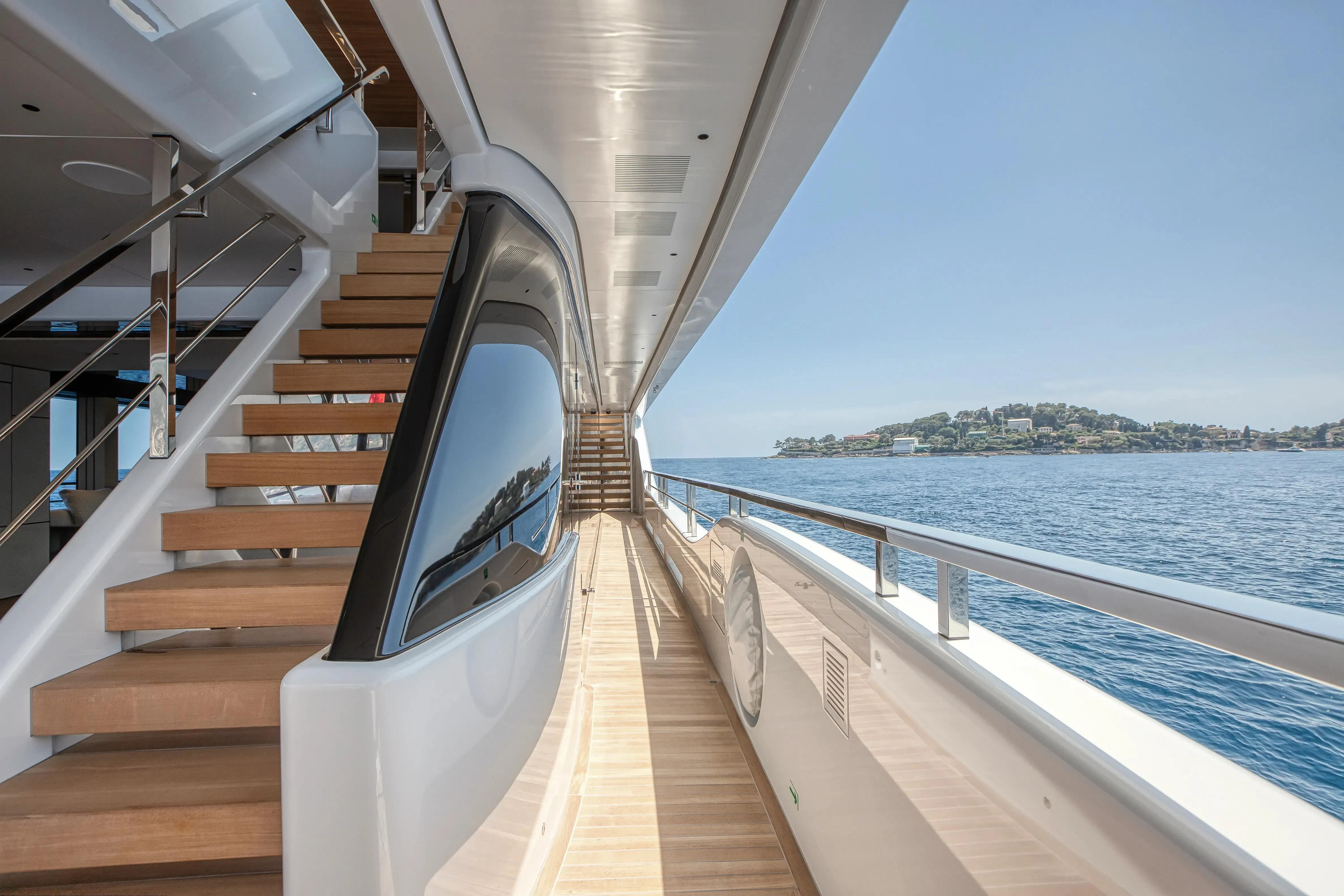 a boat on the water aboard EXTRA TIME Yacht for Sale