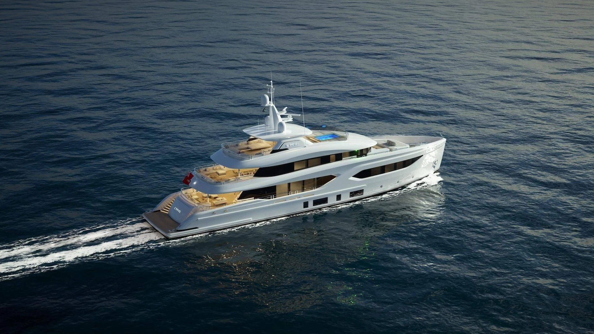 a boat on the water aboard EXTRA TIME Yacht for Sale