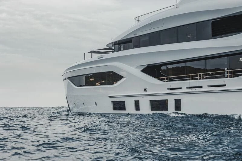 a boat on the water aboard EXTRA TIME Yacht for Sale