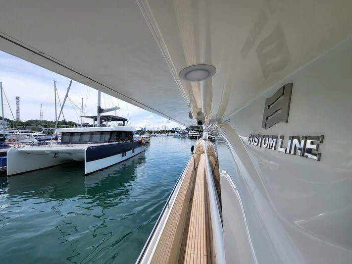 a boat in the water aboard EAGLE WINGS 3 Yacht for Sale