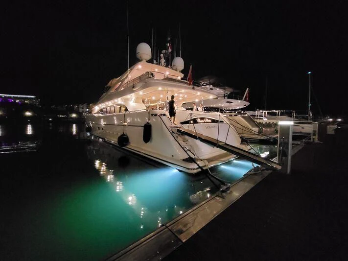 a boat on the water aboard EAGLE WINGS 3 Yacht for Sale