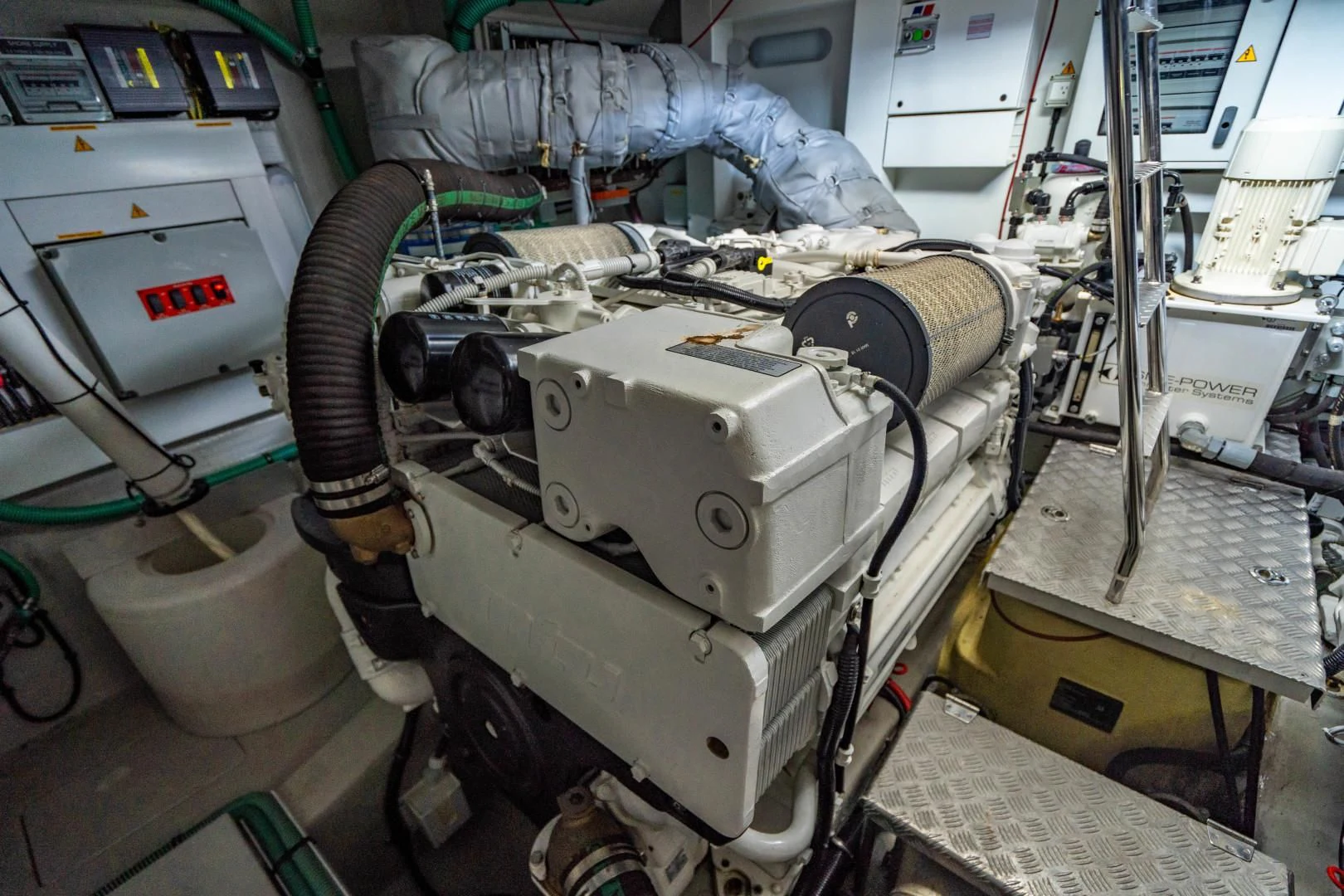 a machine with a large metal tube aboard SUBMARINO Yacht for Sale