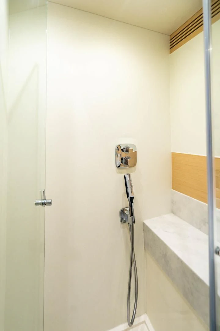 a door with a handle aboard SUBMARINO Yacht for Sale