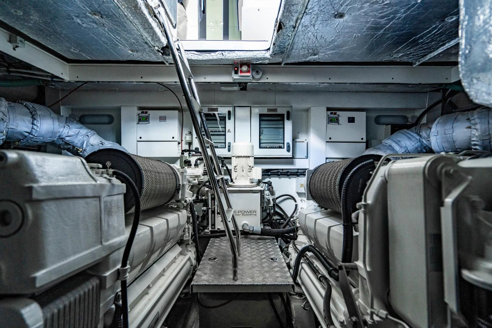 inside of a vehicle aboard SUBMARINO Yacht for Sale
