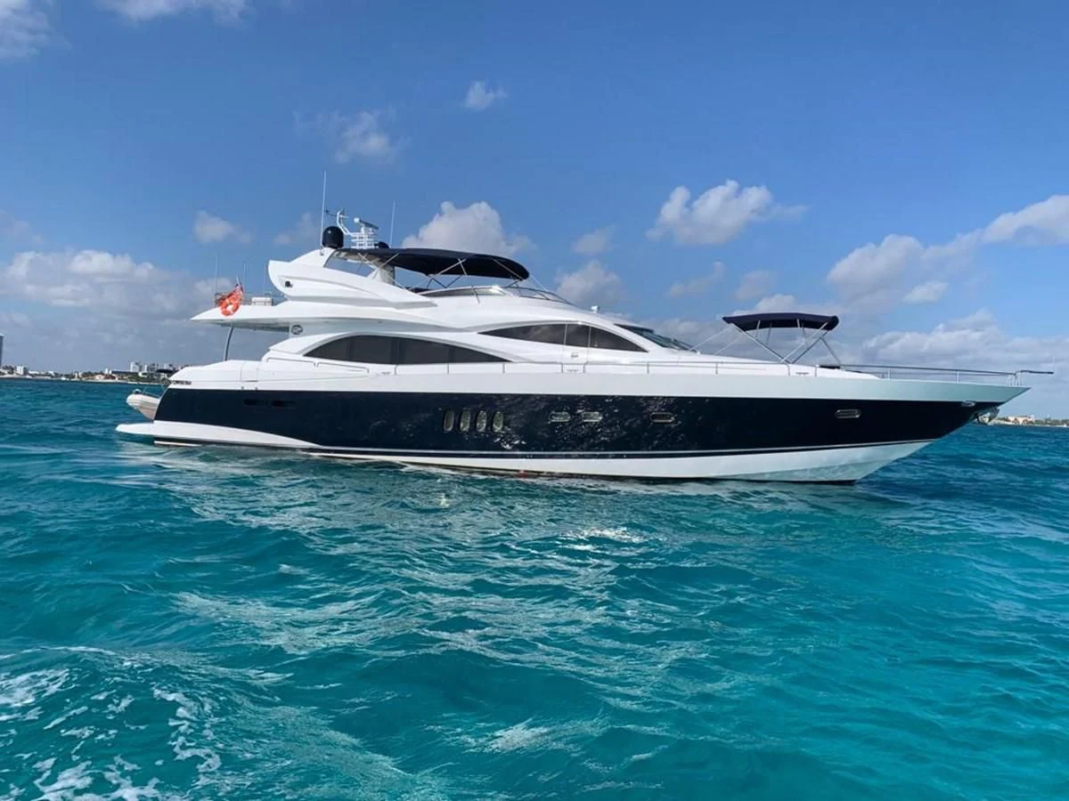 a boat in the water aboard JULCAN II Yacht for Sale