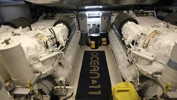 a large machine with a black line aboard BST SUNRISE Yacht for Sale
