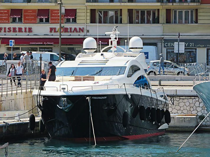 a boat is parked in the water aboard BST SUNRISE Yacht for Sale
