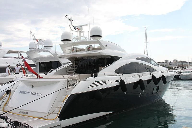 a boat in the water aboard BST SUNRISE Yacht for Sale
