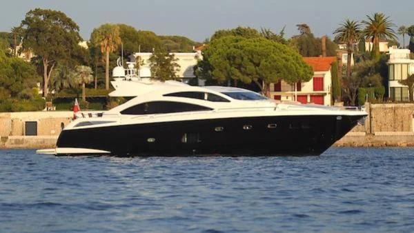 a boat in the water aboard BST SUNRISE Yacht for Sale