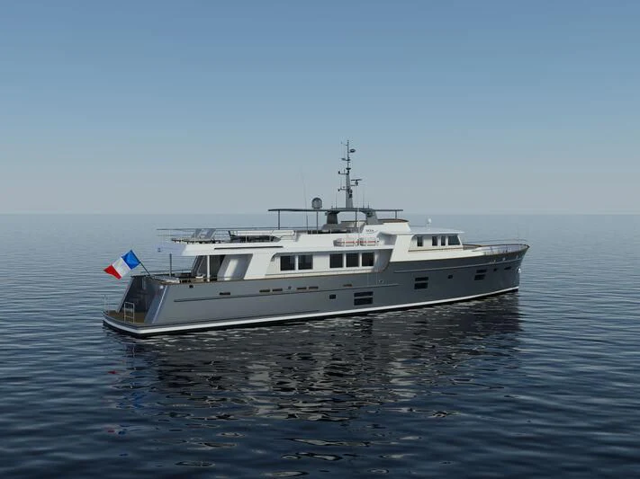 a boat on the water aboard ARAOK II Yacht for Sale