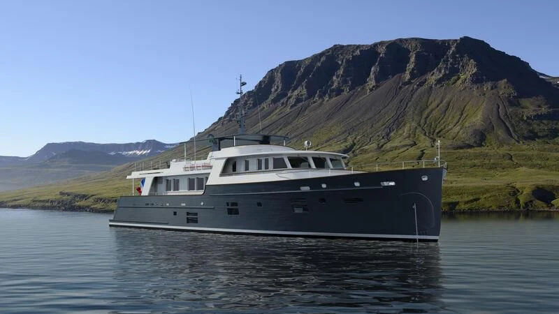a boat on the water aboard ARAOK II Yacht for Sale