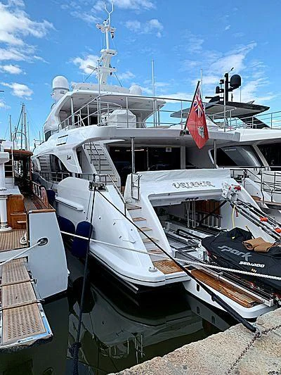 diagram, engineering drawing aboard NAZ Yacht for Sale