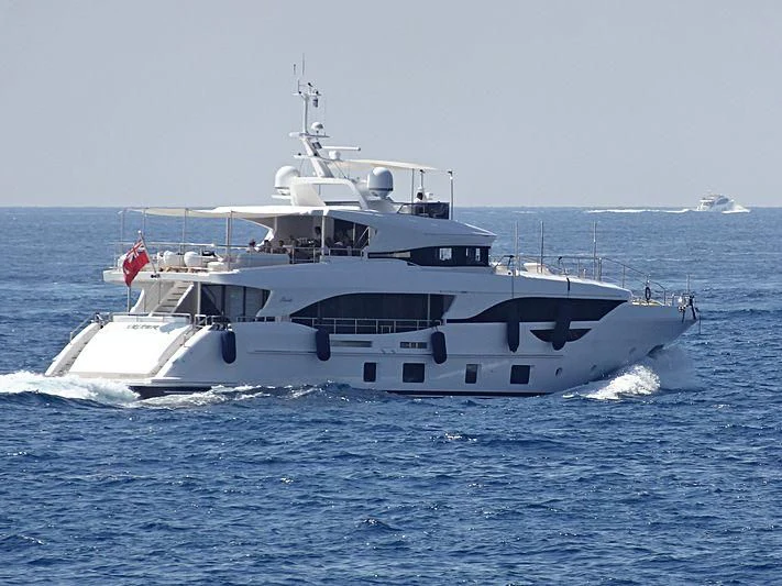 a boat on the water aboard NAZ Yacht for Sale