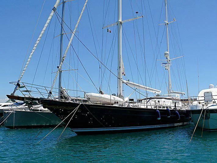 a boat in the water aboard ANAMCARA Yacht for Sale
