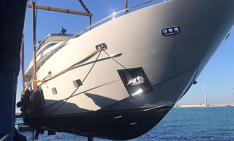 a boat on the water aboard VACANOS Yacht for Sale