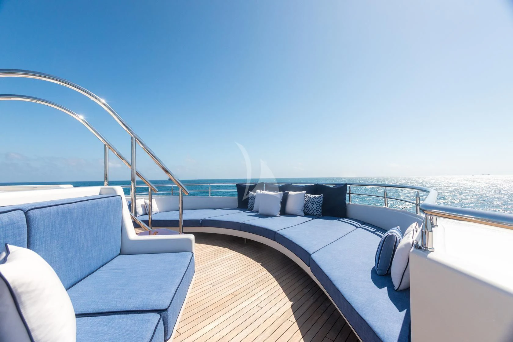 a boat on the water aboard CHASING DAYLIGHT Yacht for Sale