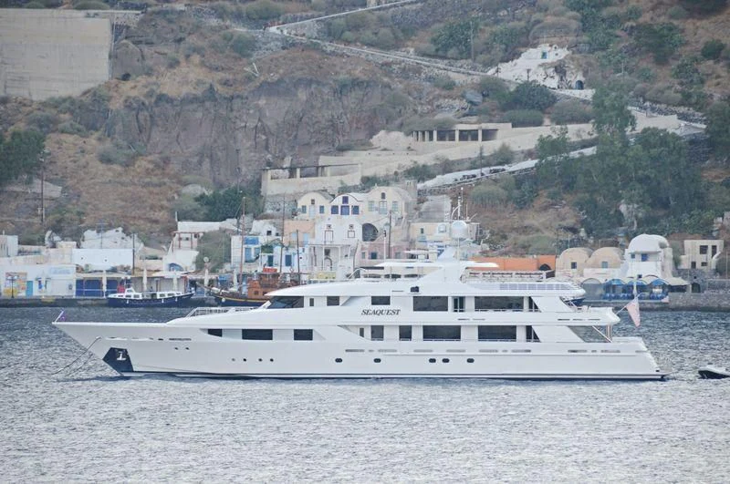 a boat on the water aboard CHASING DAYLIGHT Yacht for Sale