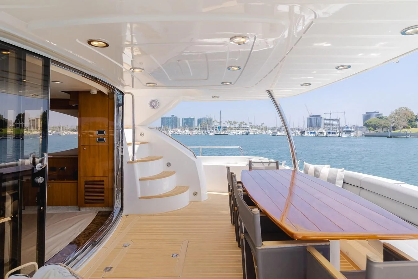 a boat on the water aboard INDECENT PROPOSAL 4 Yacht for Sale