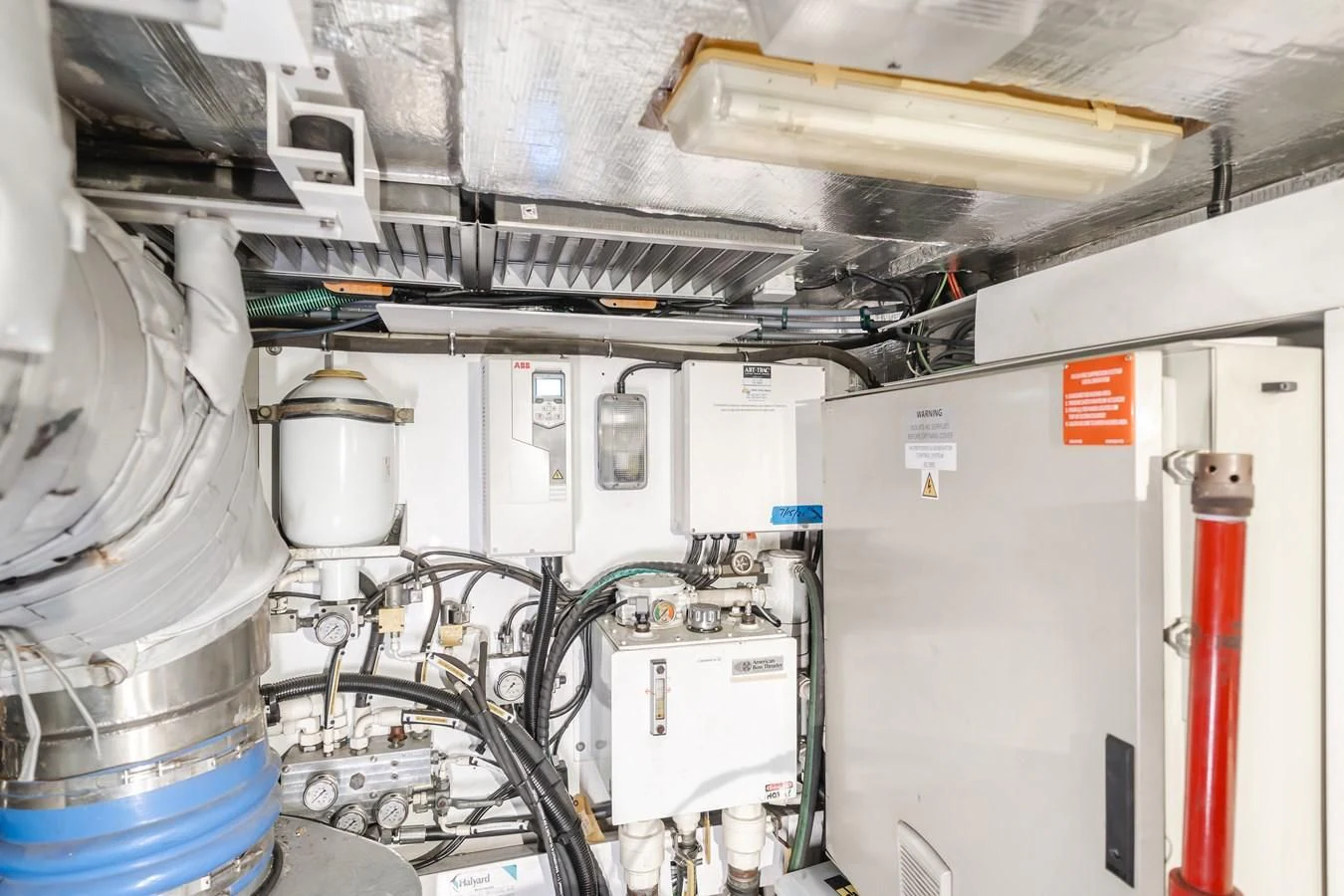 a machine with wires aboard INDECENT PROPOSAL 4 Yacht for Sale