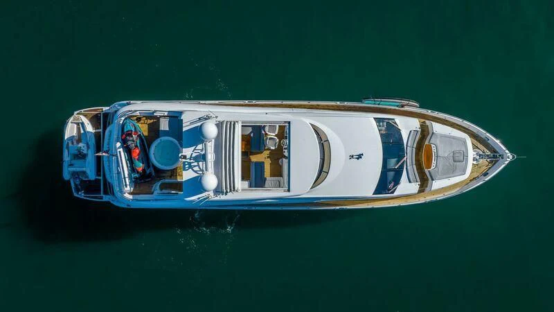 a boat on the water aboard INDECENT PROPOSAL 4 Yacht for Sale