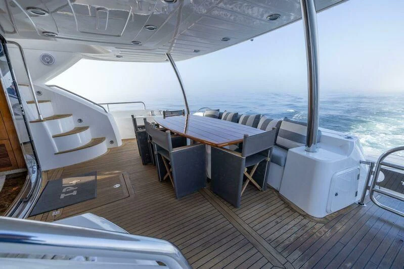 a boat on the water aboard INDECENT PROPOSAL 4 Yacht for Sale