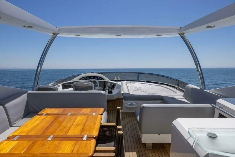 a boat on the water aboard INDECENT PROPOSAL 4 Yacht for Sale