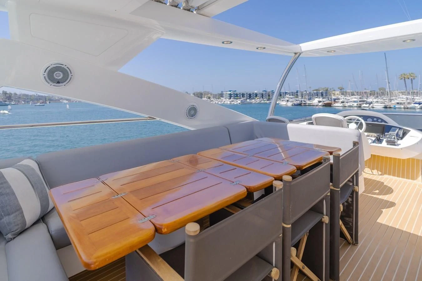 a boat on the water aboard INDECENT PROPOSAL 4 Yacht for Sale