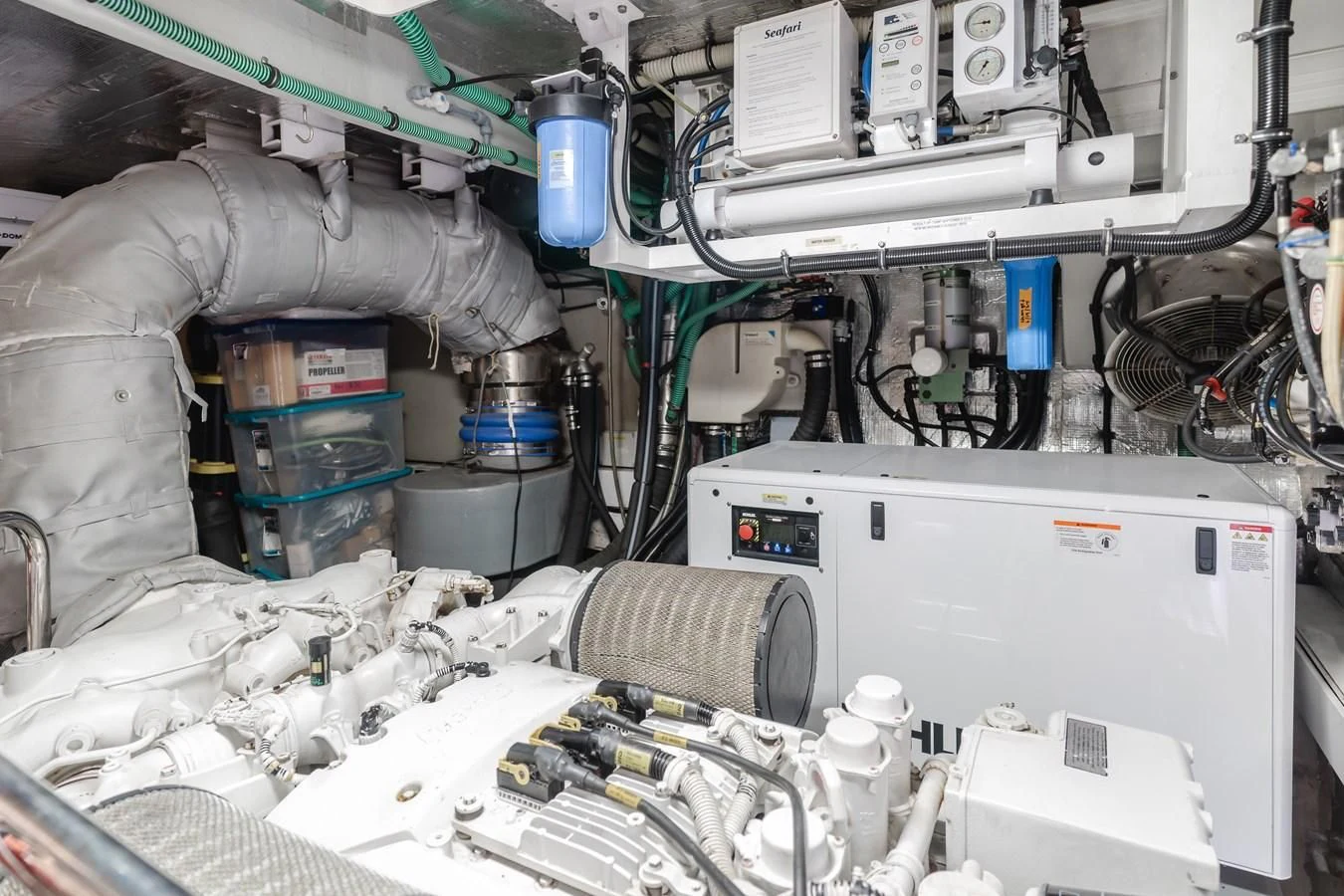 close-up of a machine aboard INDECENT PROPOSAL 4 Yacht for Sale