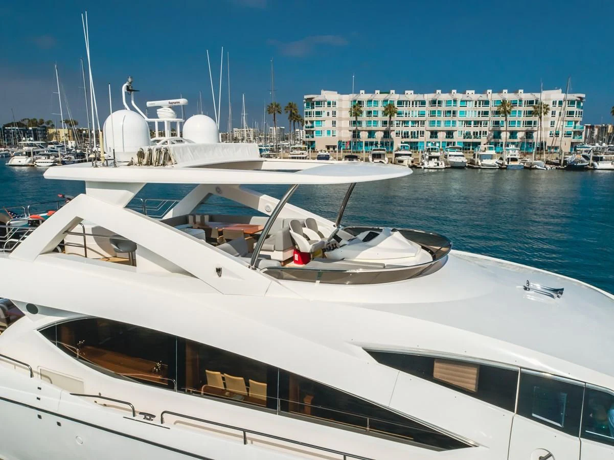 a boat in the water aboard INDECENT PROPOSAL 4 Yacht for Sale