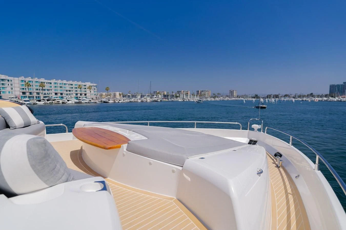 a boat on the water aboard INDECENT PROPOSAL 4 Yacht for Sale