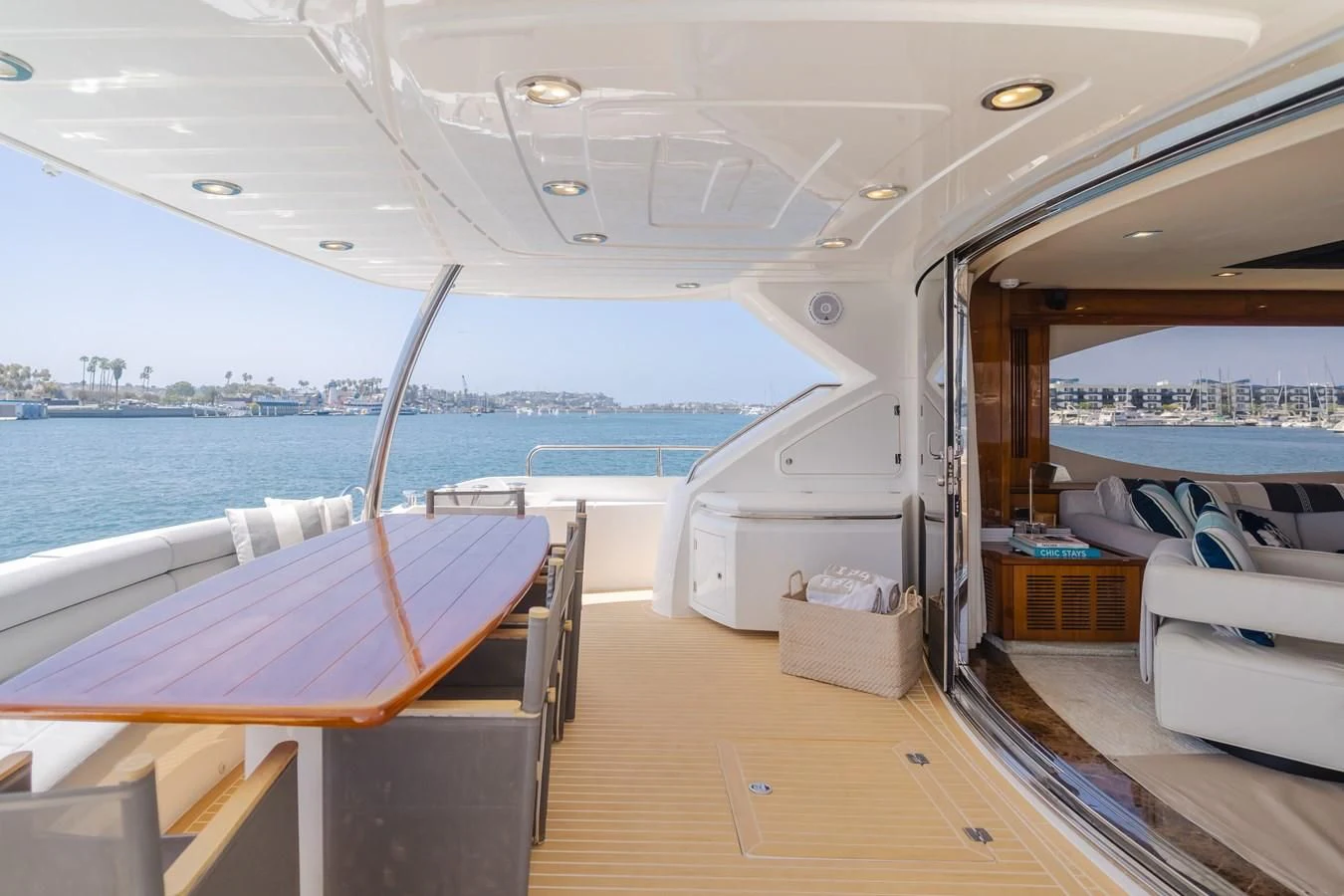 a boat on the water aboard INDECENT PROPOSAL 4 Yacht for Sale