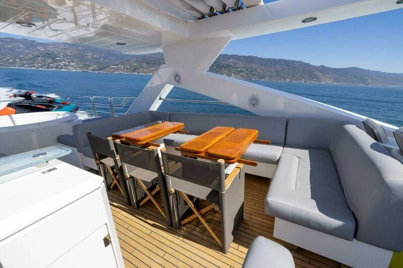 a boat on the water aboard INDECENT PROPOSAL 4 Yacht for Sale