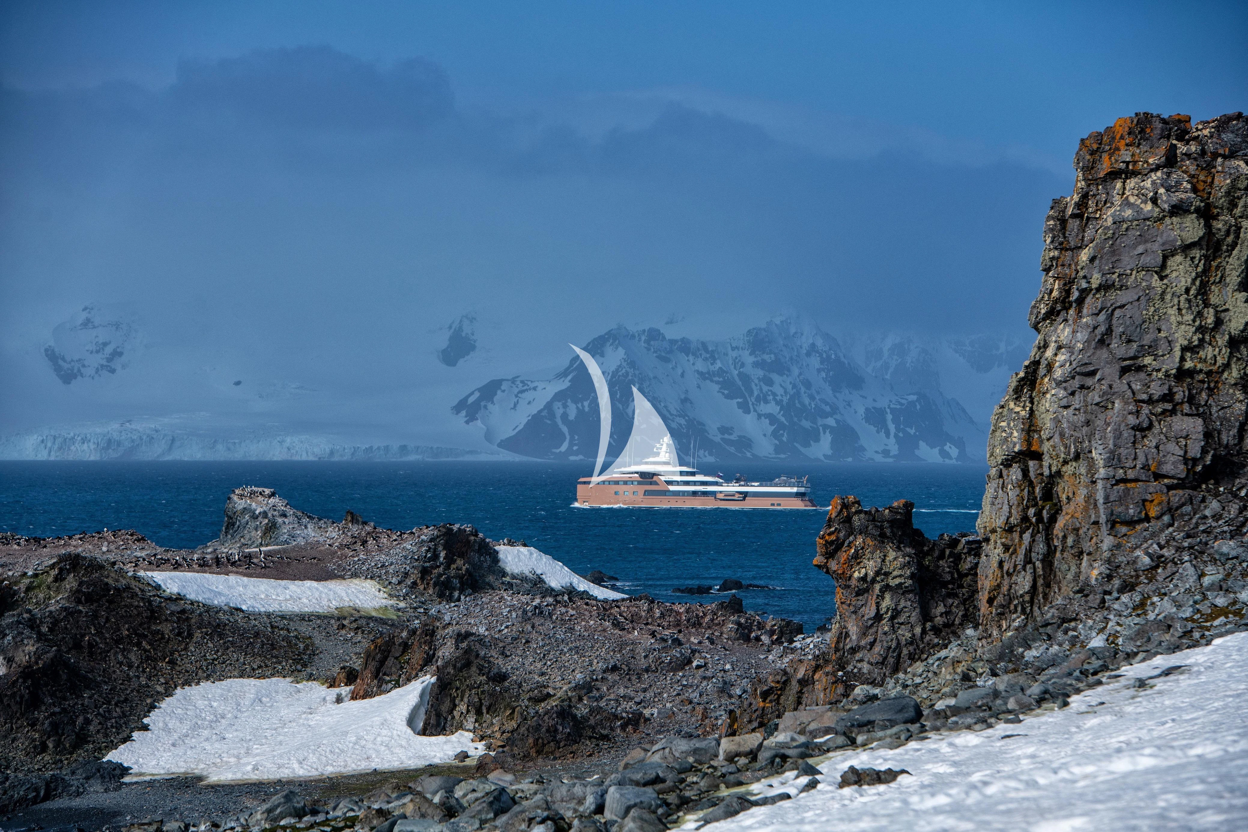 a boat on the water aboard LA DATCHA Yacht for Sale