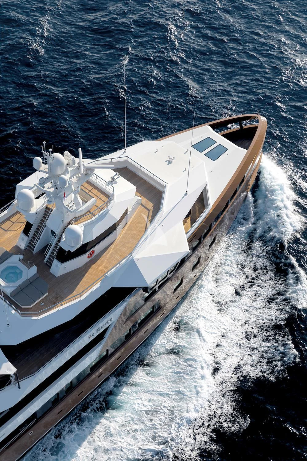 a ship on the water aboard LA DATCHA Yacht for Sale