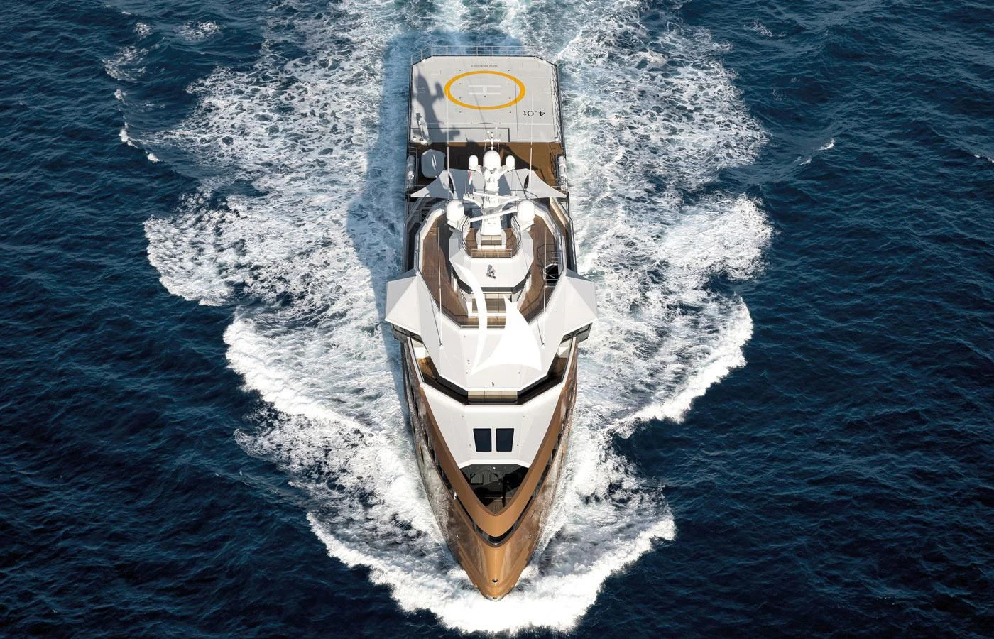 a ship in the water aboard LA DATCHA Yacht for Sale