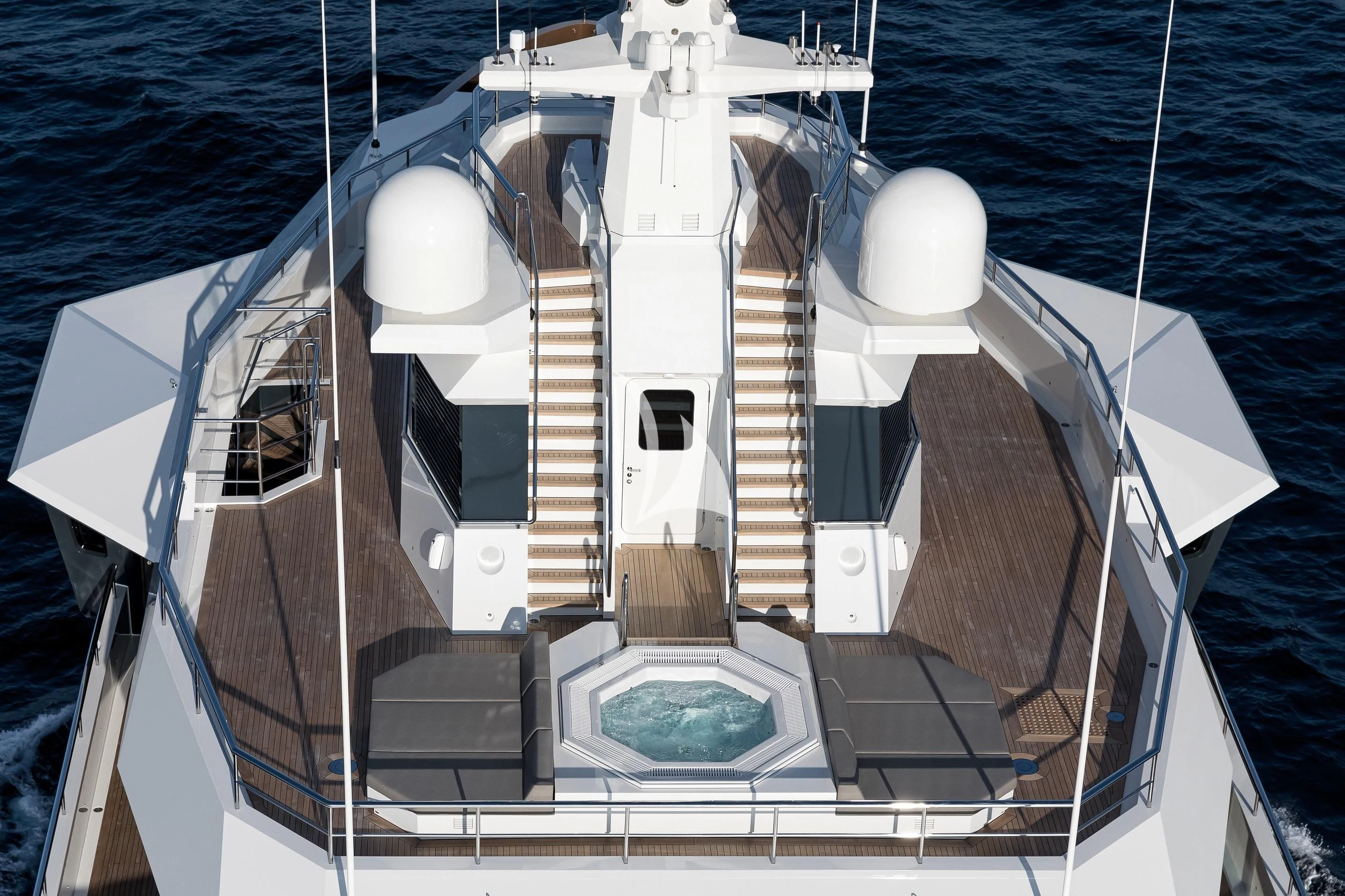 a boat on the water aboard LA DATCHA Yacht for Sale